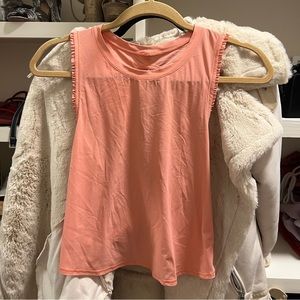 Lululemon Orange Tank 4